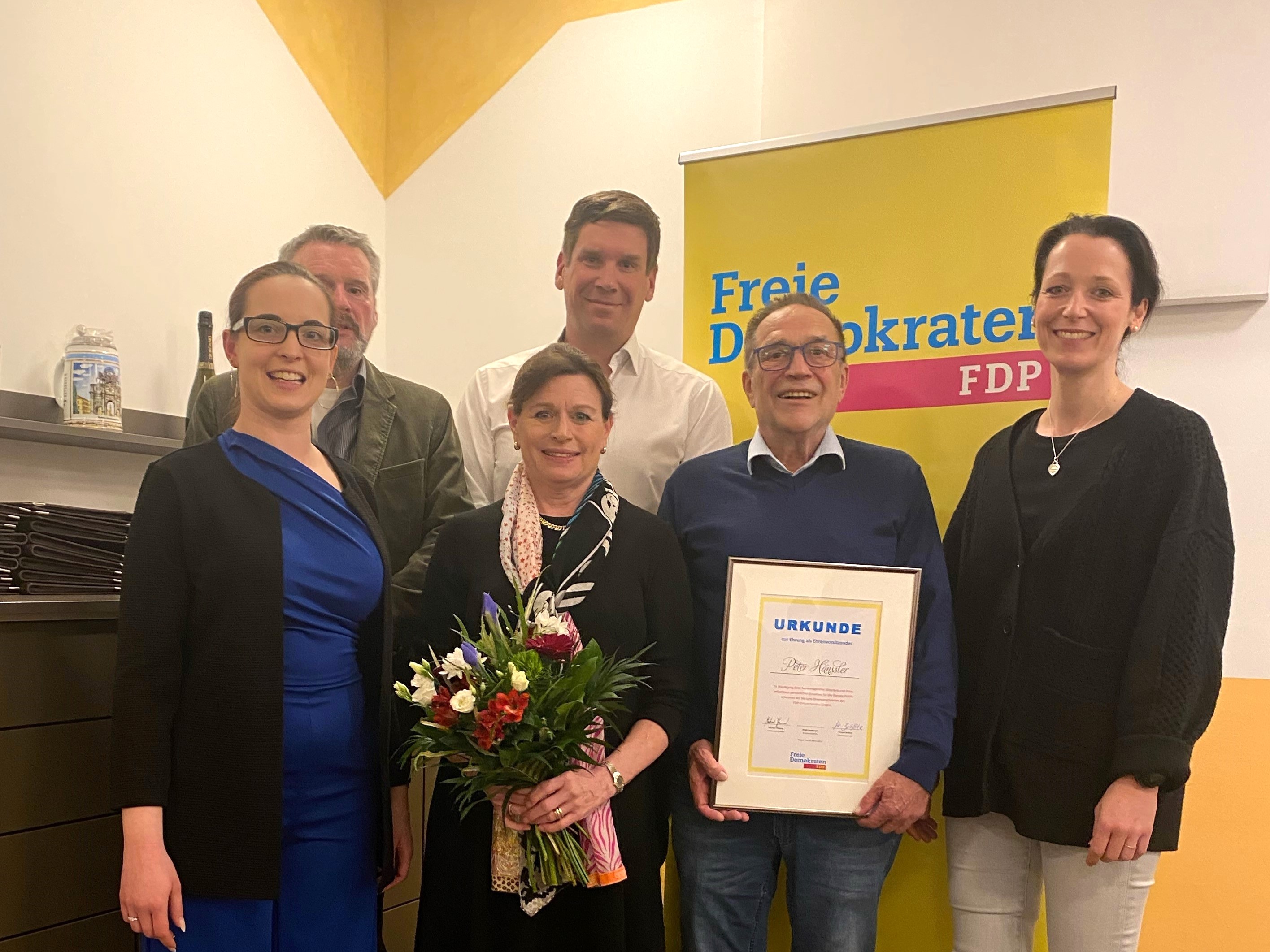 Vorstand des FDP Ortsverbands Singen