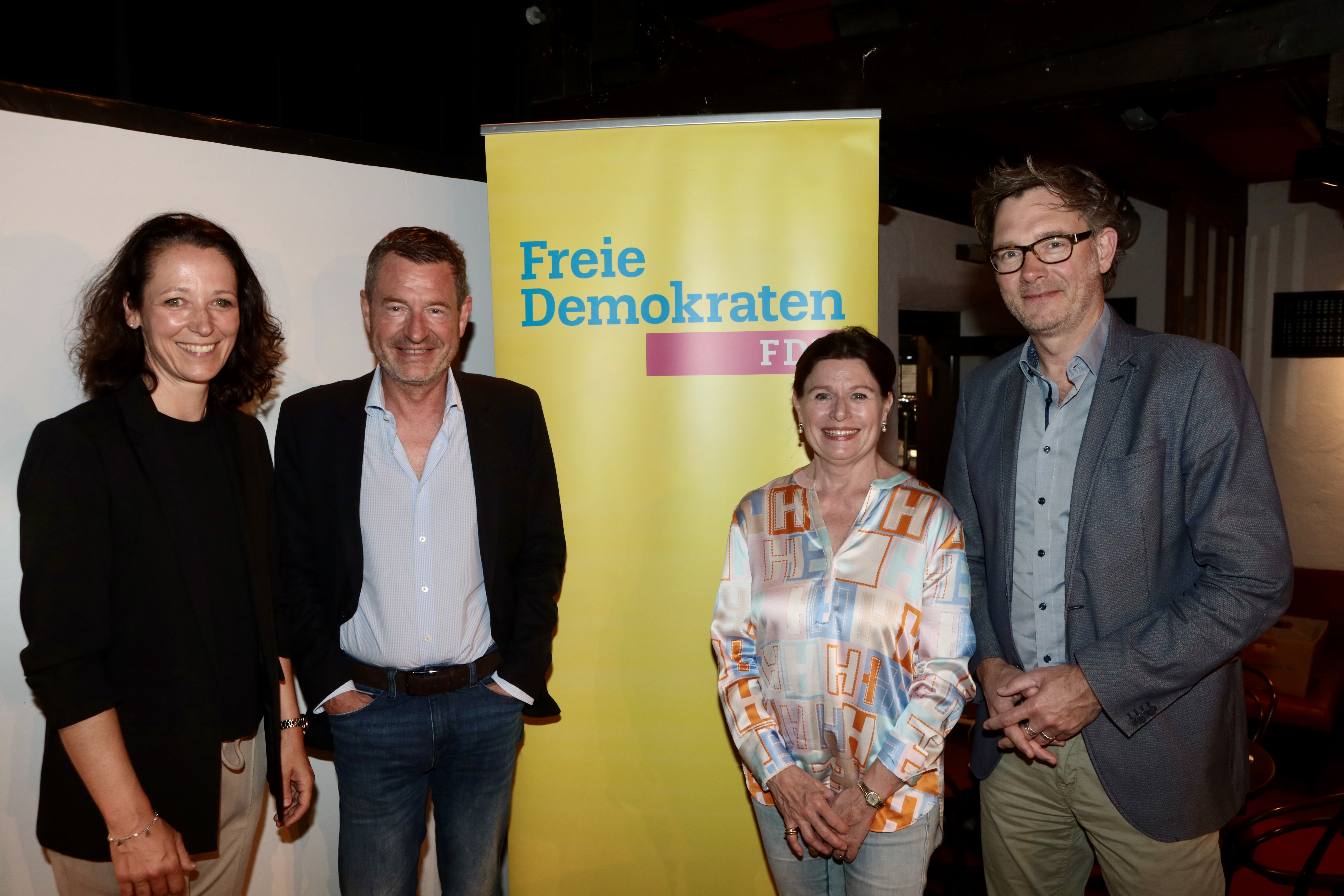 Christine Gaiser, Kai Diekmann, Kirsten Brößke, Stefan Lutz; Bild Oliver Hanser